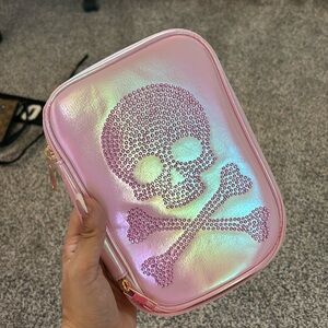 Bling Skull Makeup Brush Case + Brushes